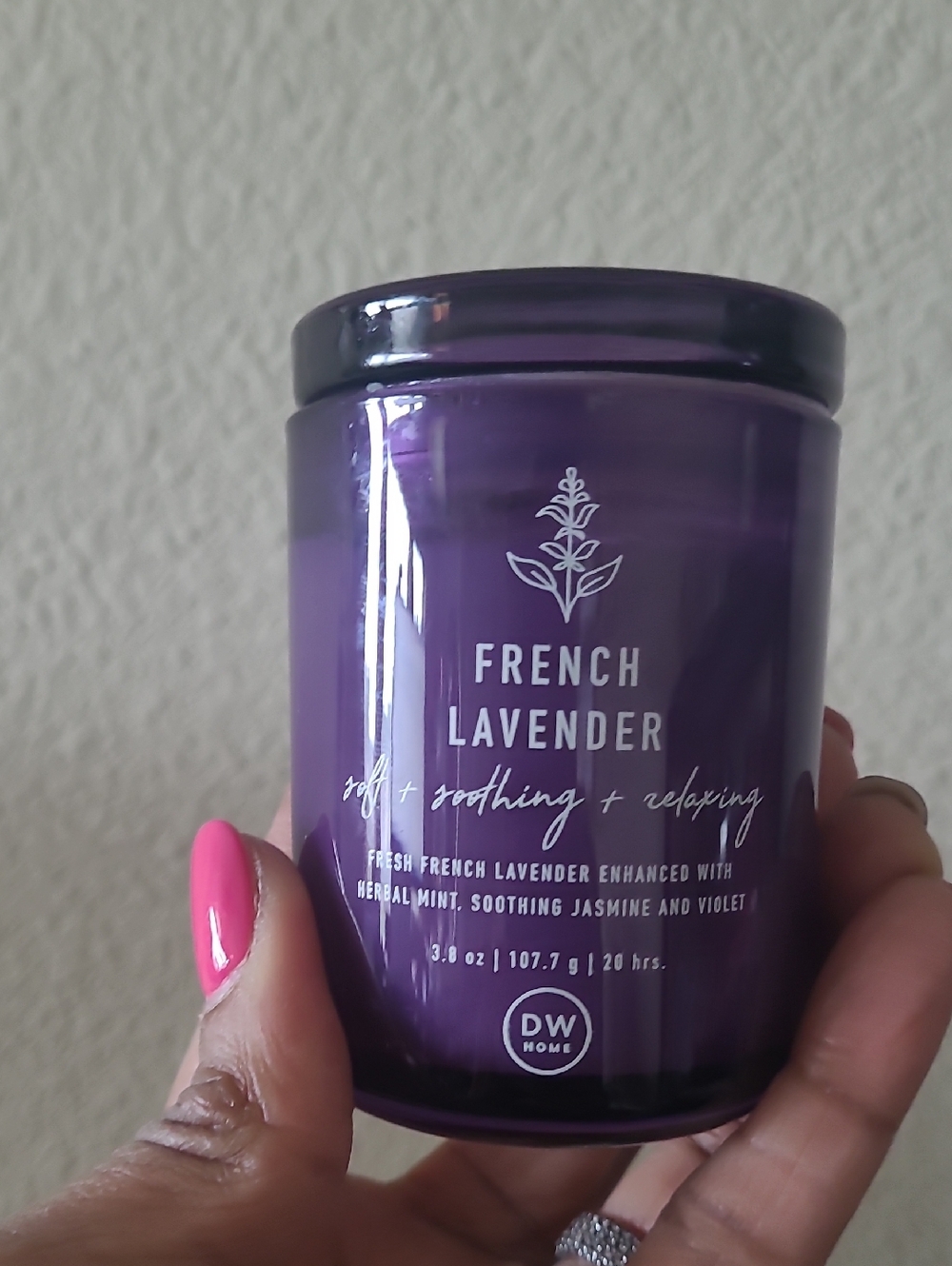 DW Home French Lavender Jar Candle - Deep Purple